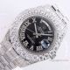 Replica Rolex Day Date Full Iced Out Watch Stainless Steel Black Dial 43mm (4)_th.jpg